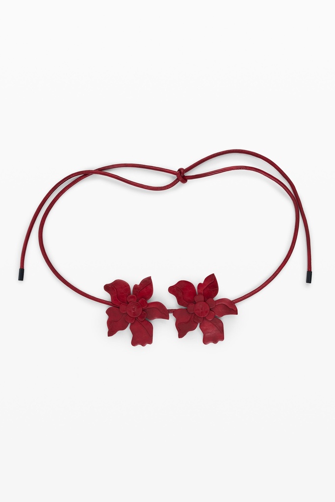 BELT_REPRISE RED CARMIN