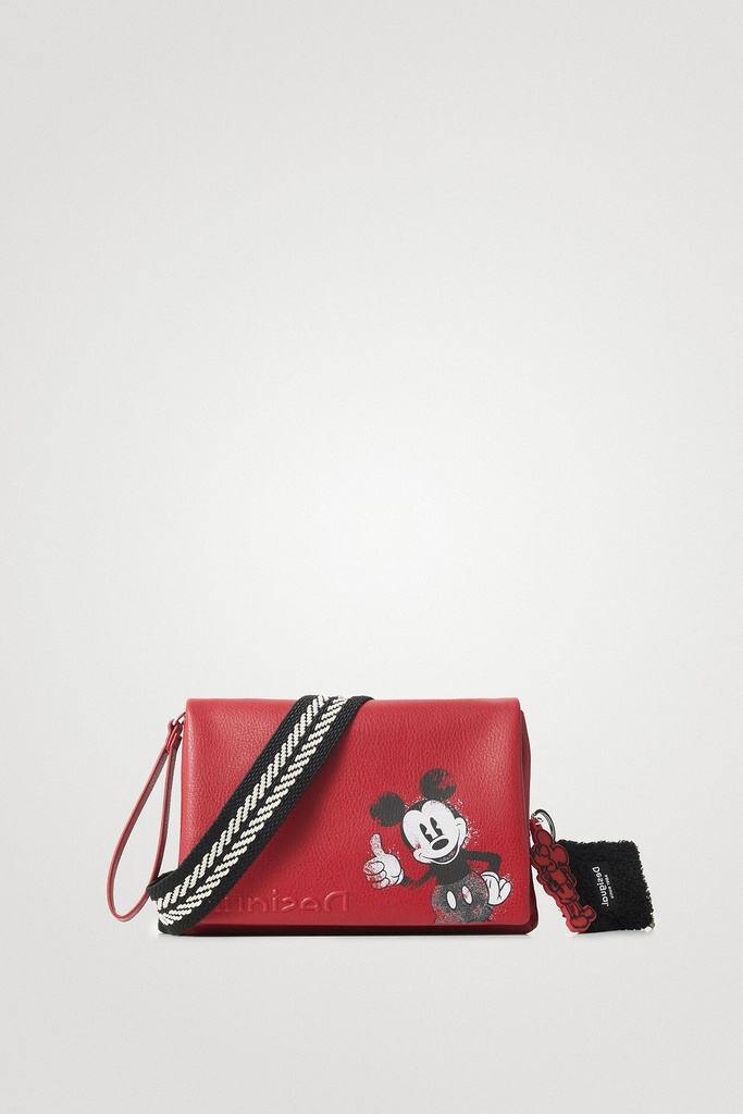 Bolso bandolera efecto piel