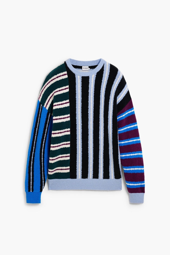 JERS_MIXED STRIPES 3006 BURDEOS