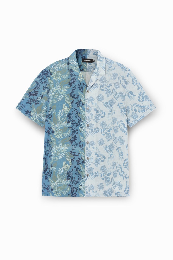 Camisa manga corta flores