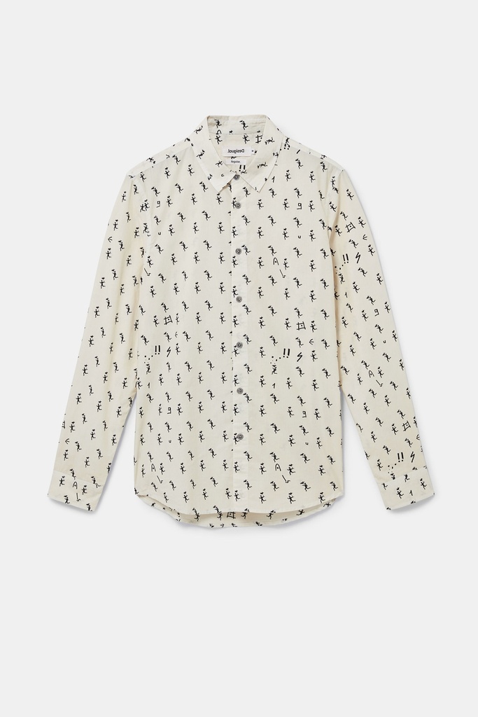 Camisa regular estampada