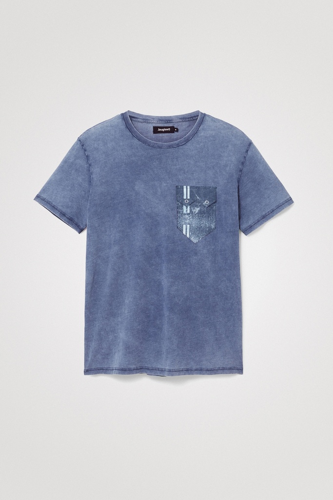 Camiseta bolsillo 100% algodón