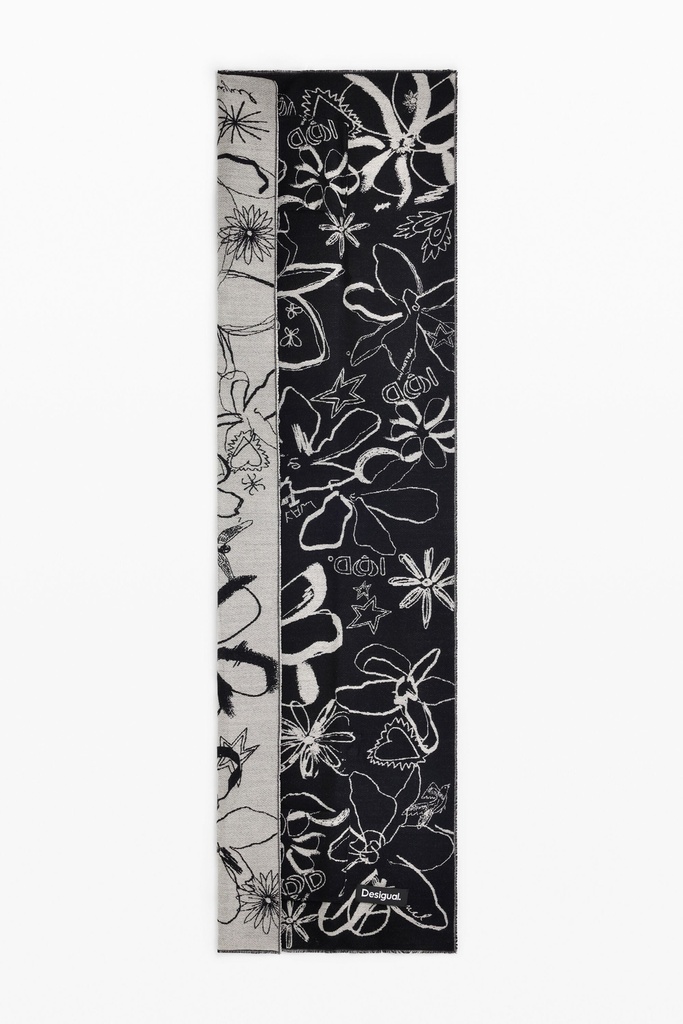 SCARF_PRINTED 2005 GRIS PERLA