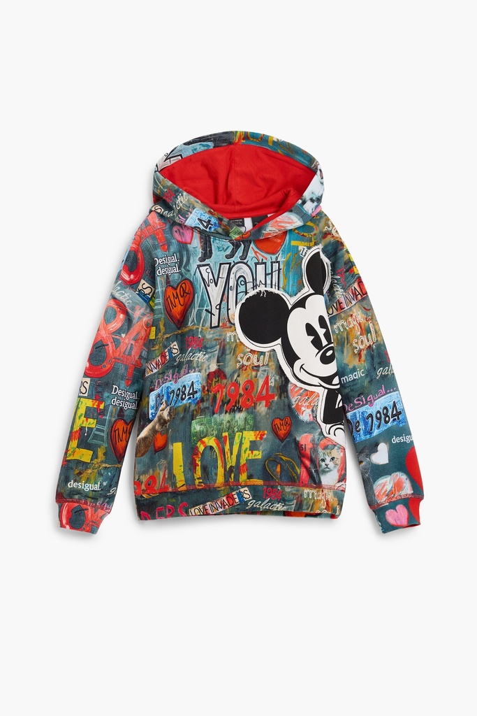 SWEAT_ART MICKEY 2000 NEGRO