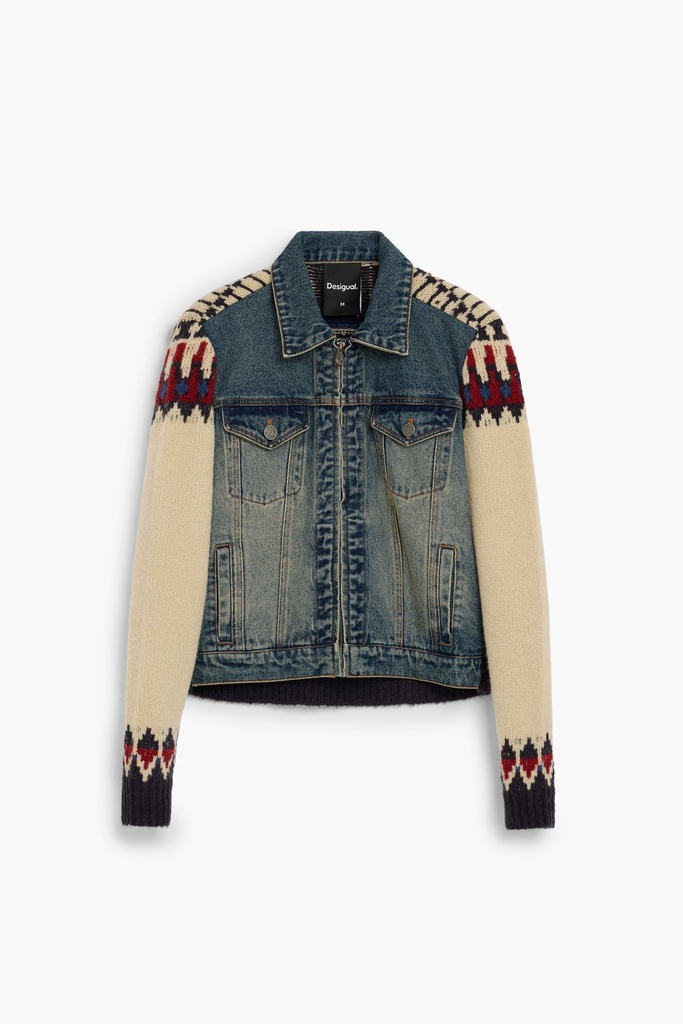 REPRIS_COAT_ 5053 DENIM MEDIUM WASH