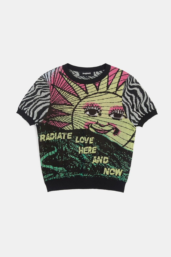 Camiseta punto cebra