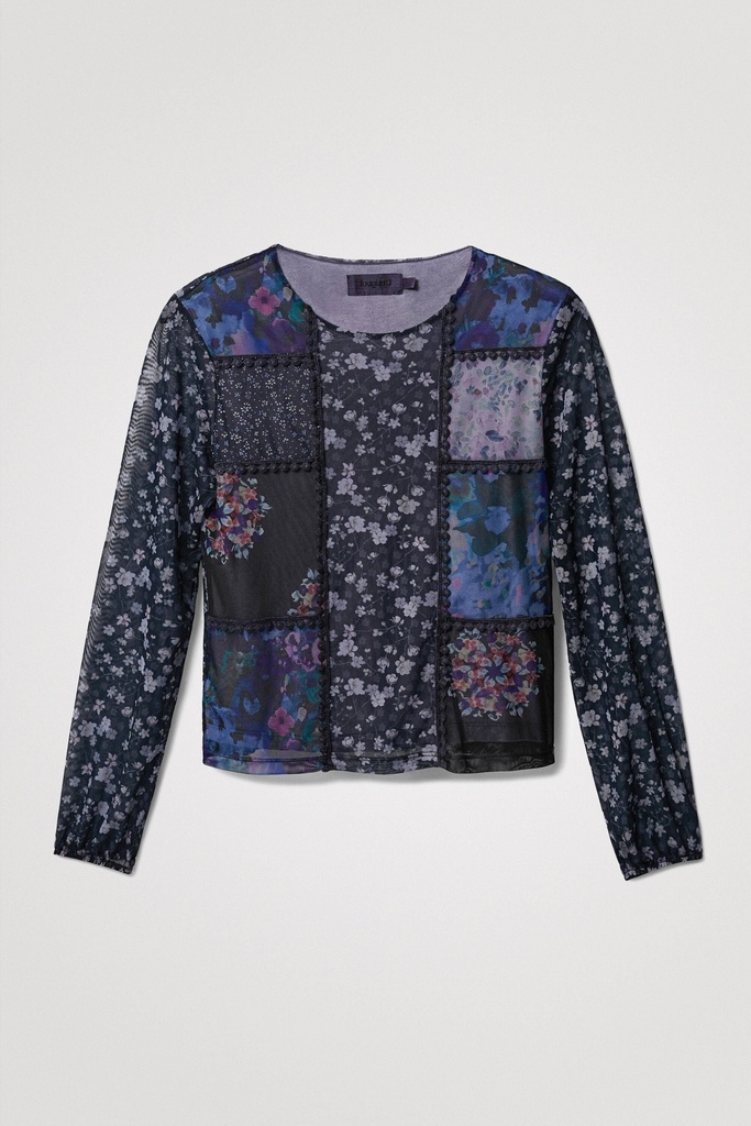 Camiseta tul flores