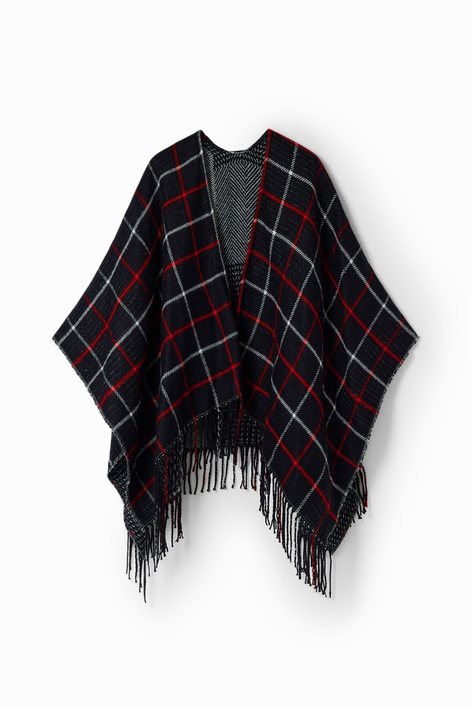 PONCHO PICTURAES PARIS 2000 NEGRO