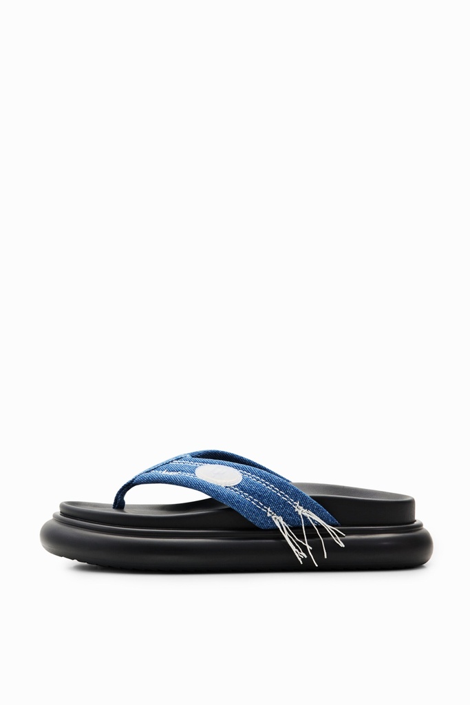 SHOES_BOAT_THONG DEN 5005 DENIM RAW