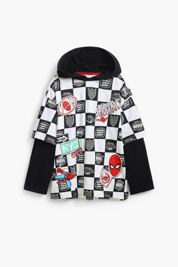 TS_SPIDER_MARVEL 2000 NEGRO