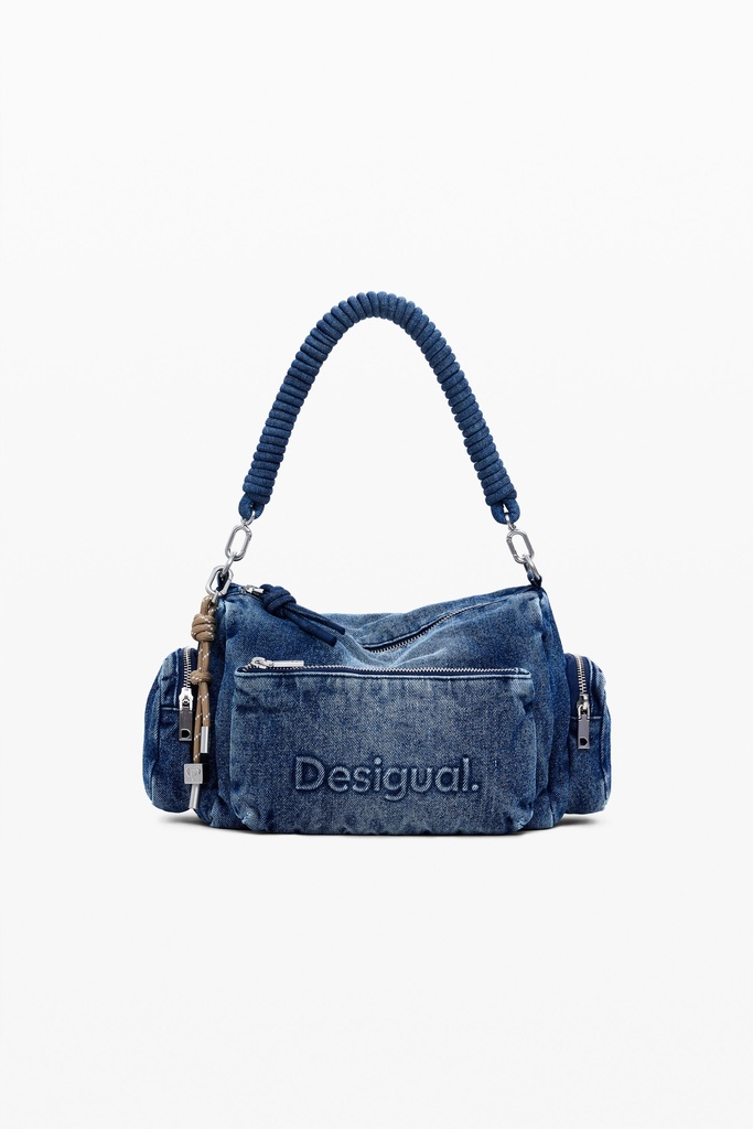 BAG_HALF LOGO 5053 DENIM MEDIUM WASH