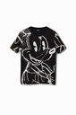TS_MICKEY TRAZOS 2000 NEGRO