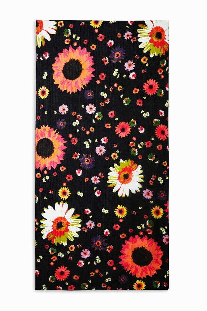SCARF_DAISY POP 2000 NEGRO
