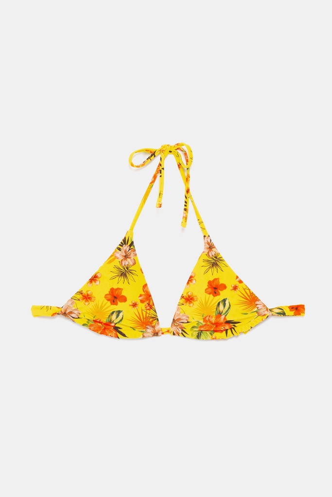 Triangular reversible bikini top 