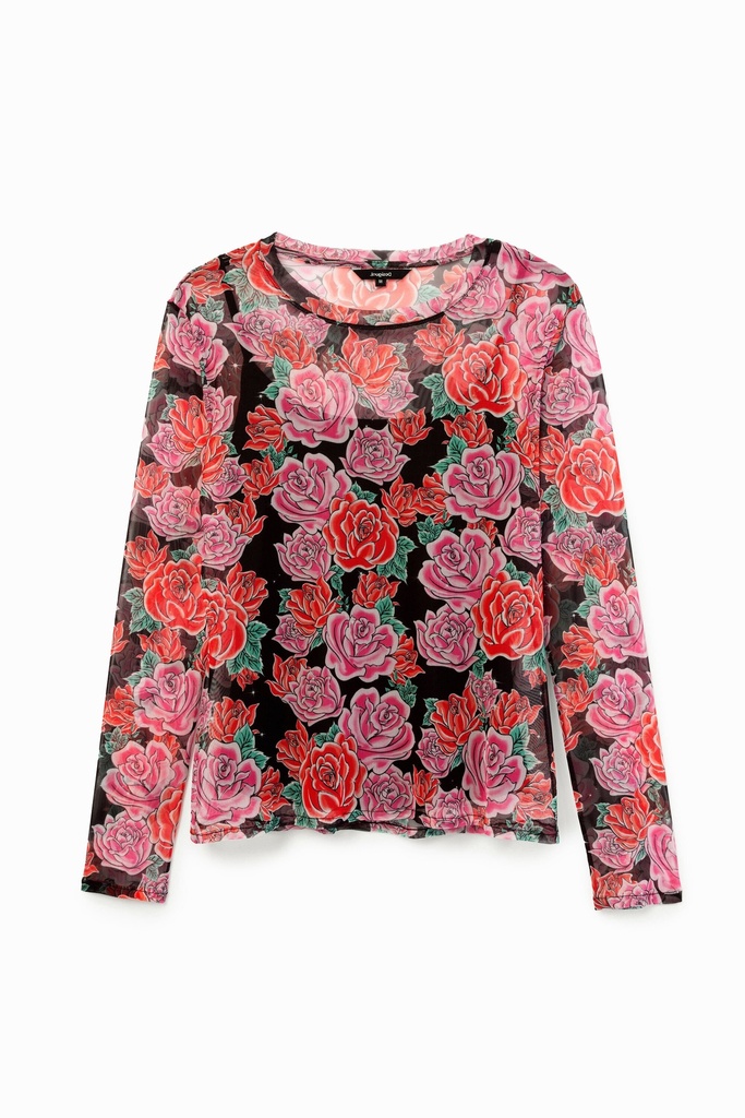 Slim floral T-shirt 