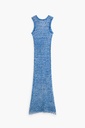 Sequin mesh pareo dress 