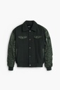 CHAQ_BOMBER PAÑO 4003 VERDE MILITAR