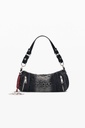 BAG_HALF LOGO D 2070 DENIM DARK GREY