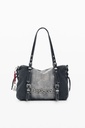 BAG_HALF LOGO D 2070 DENIM DARK GREY