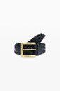 BELT_BRAIDED_MASHA 2000 NEGRO