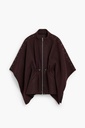 PONCHO_ALDAMA PIERCING 3032 GRANATE