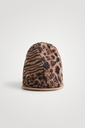 Gorro punto patch animal print