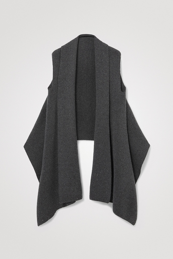Poncho abierto mini lentejuelas