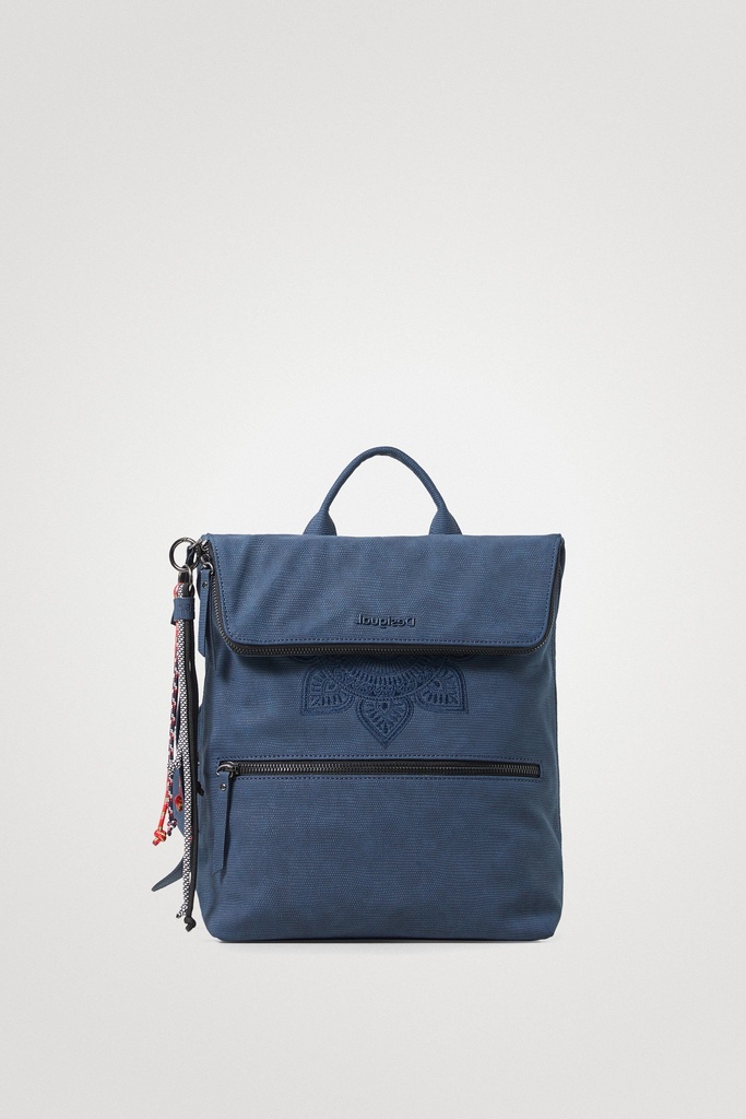 Mochila cuadrada solapa extensible