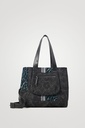 Bolso shopping bag reptil
