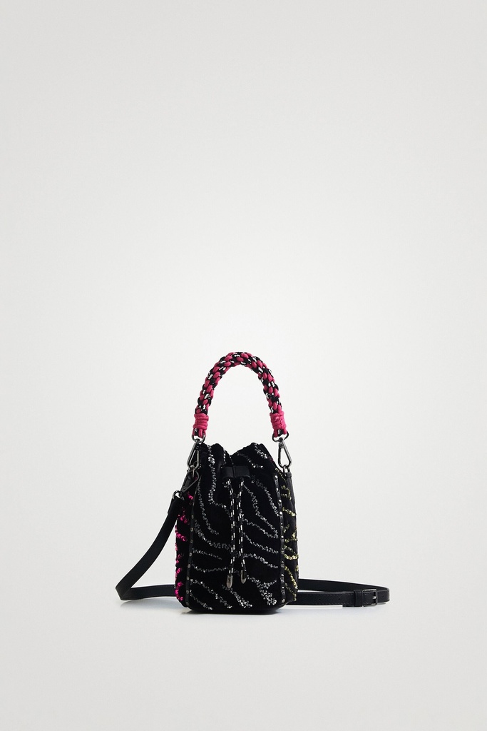 Mini bolso saco lentejuelas