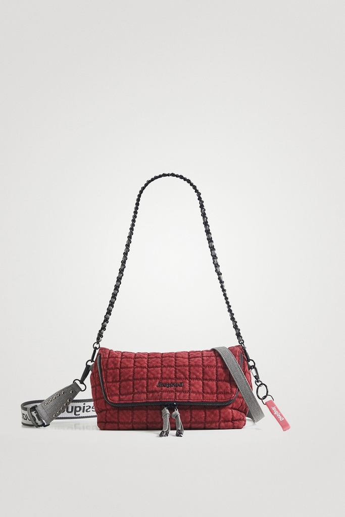 Bolso bandolera efecto denim