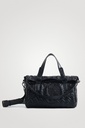 Bolso mano efecto cuero porta móvil