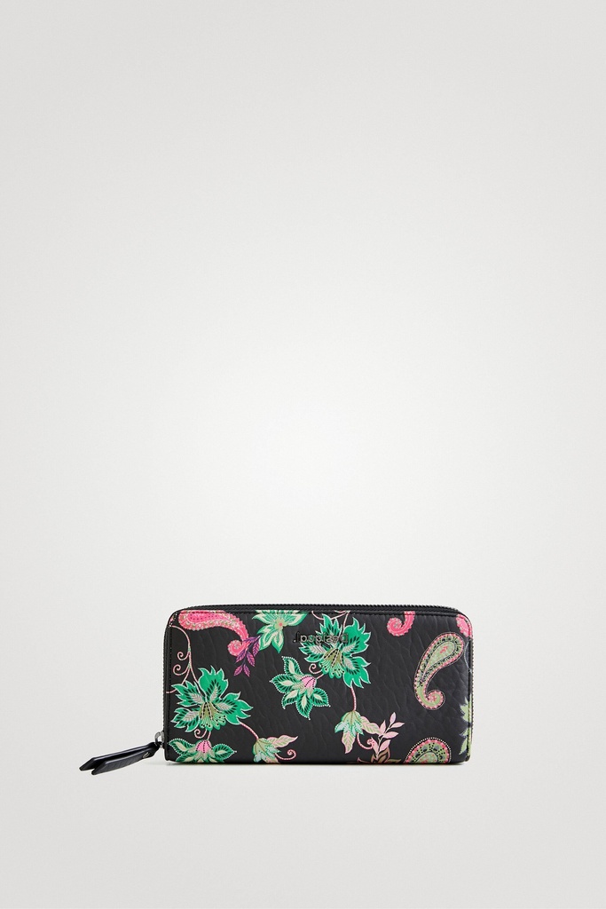 Monedero alargado paisley