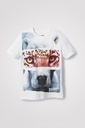 Camiseta print fotográfico animal
