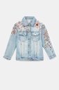 Chaqueta vaquera oversize bordada