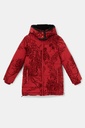 Chaqueta slim acolchada flores