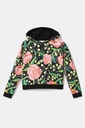 Sudadera capucha flores