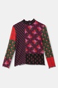 Camiseta patch flores