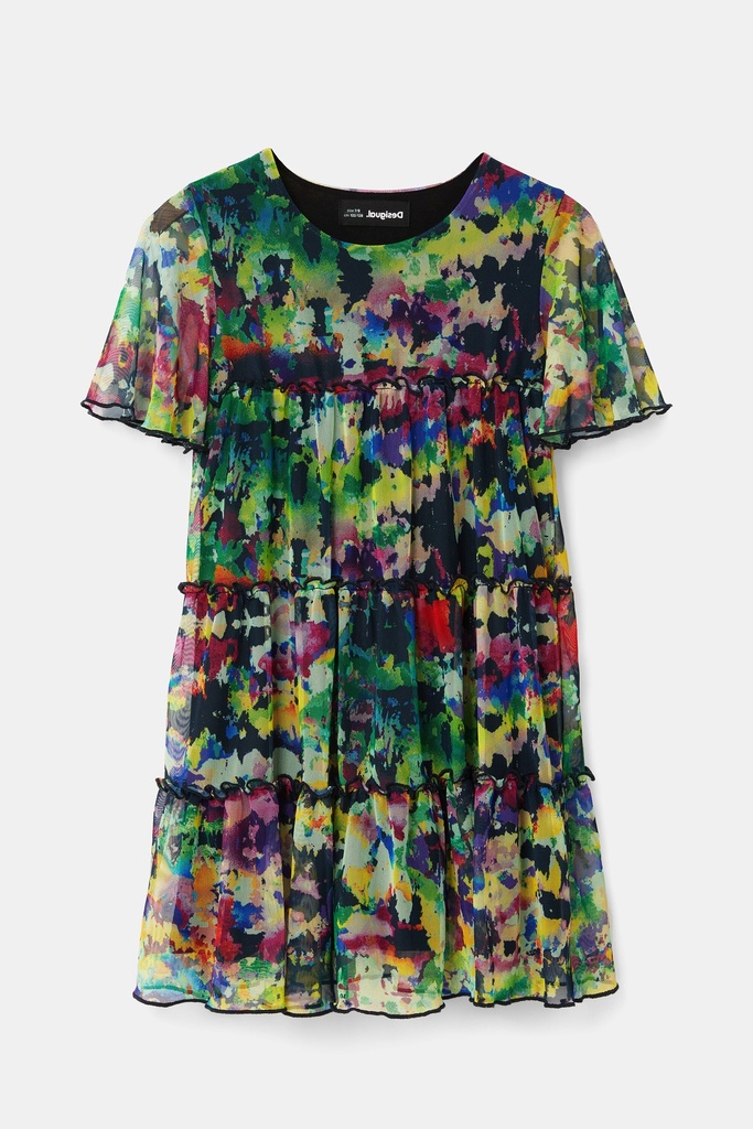 Vestido volantes arty