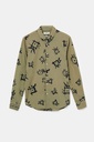 Camisa algodón estampada