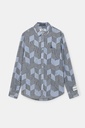 Camisa rombos rayas 100% algodón