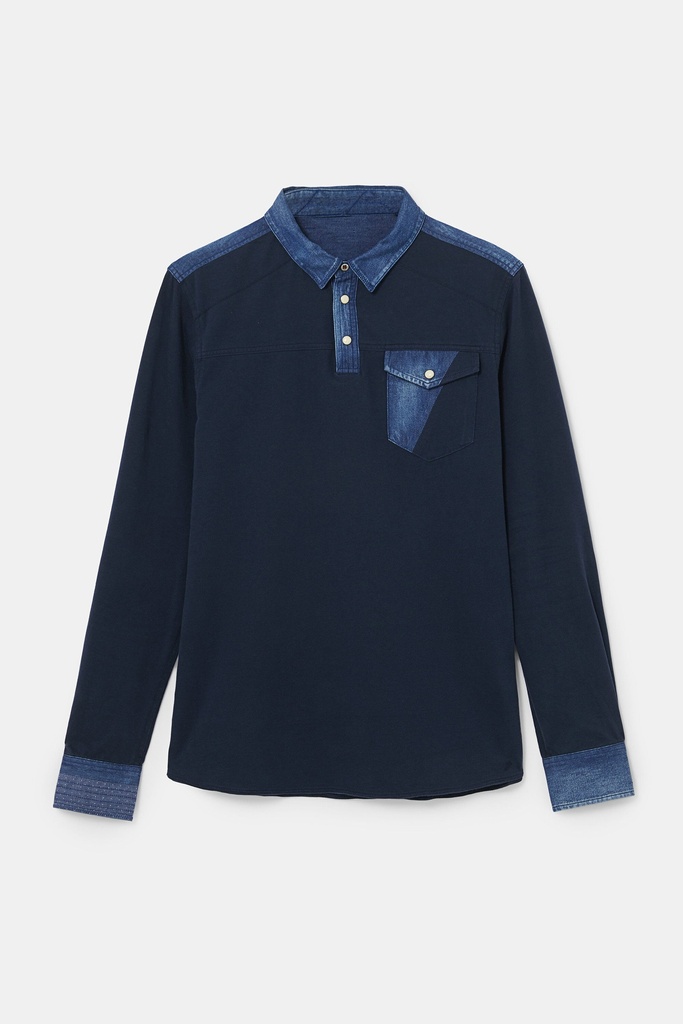 Polo algodón y denim