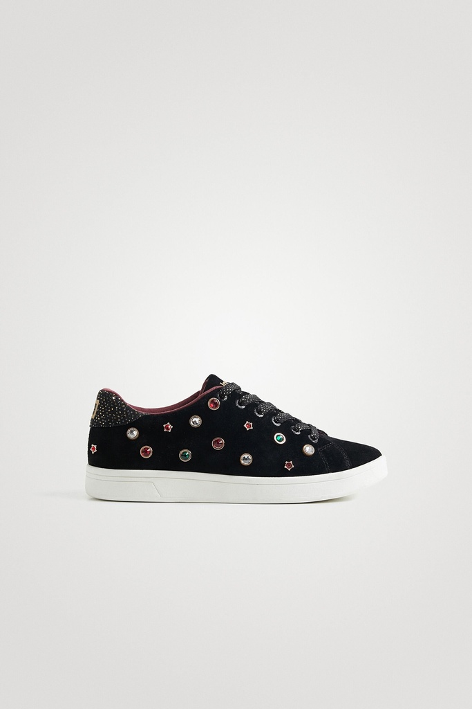 Sneakers antelina pedrería