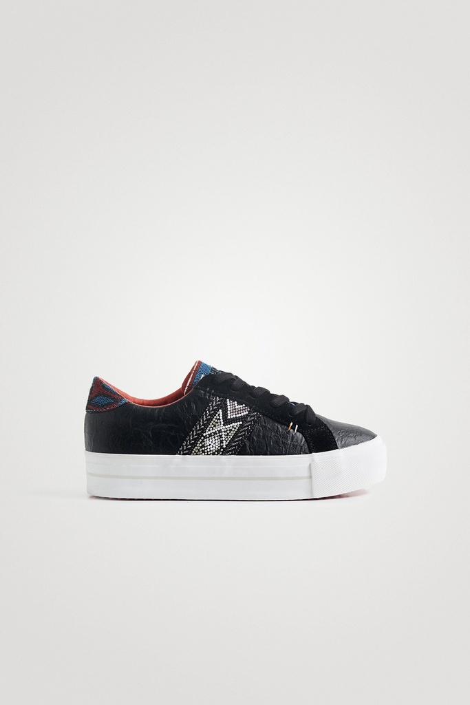 Sneakers suela gruesa étnicas