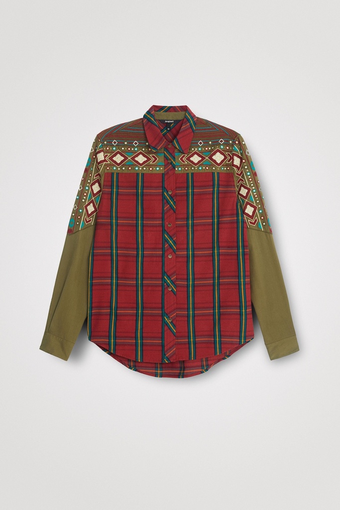 Camisa tartán boho