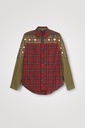 Camisa tartán boho