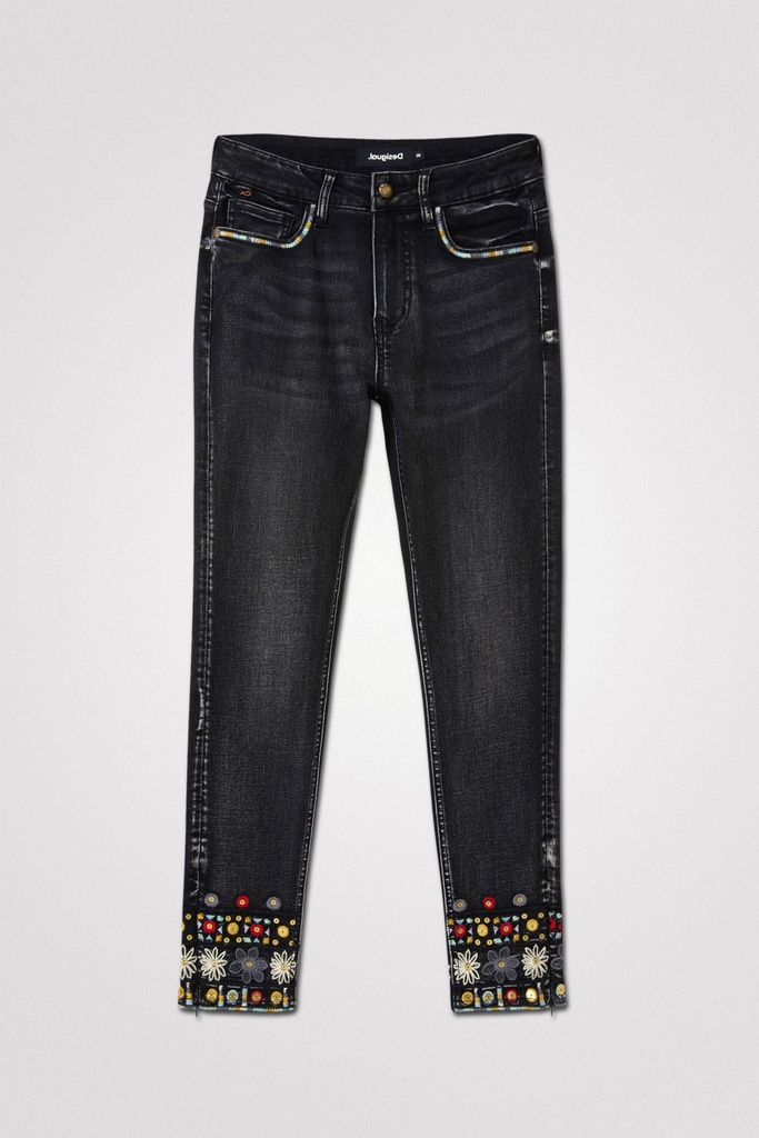 Pantalón vaquero skinny tobillero