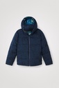 Chaqueta corta acolchada capucha