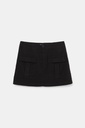 Falda corta slim bolsillos