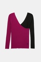 Jersey slim cuello pico